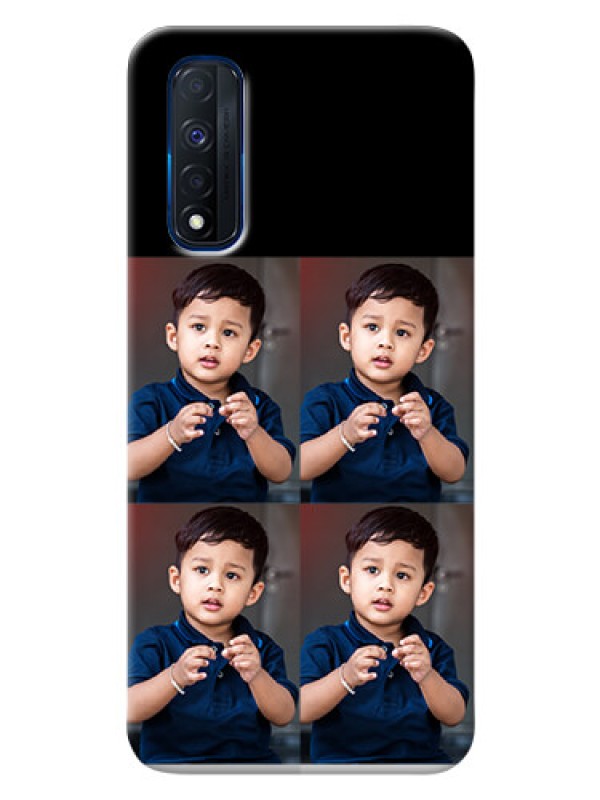 Custom Narzo 30 4G 4 Image Holder on Mobile Cover