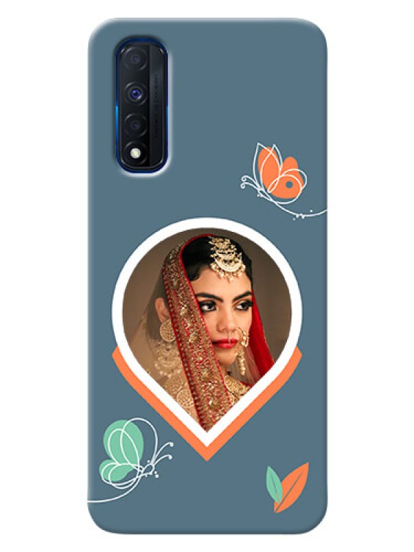 Custom Realme Narzo 30 4G Custom Mobile Case with Droplet Butterflies Design
