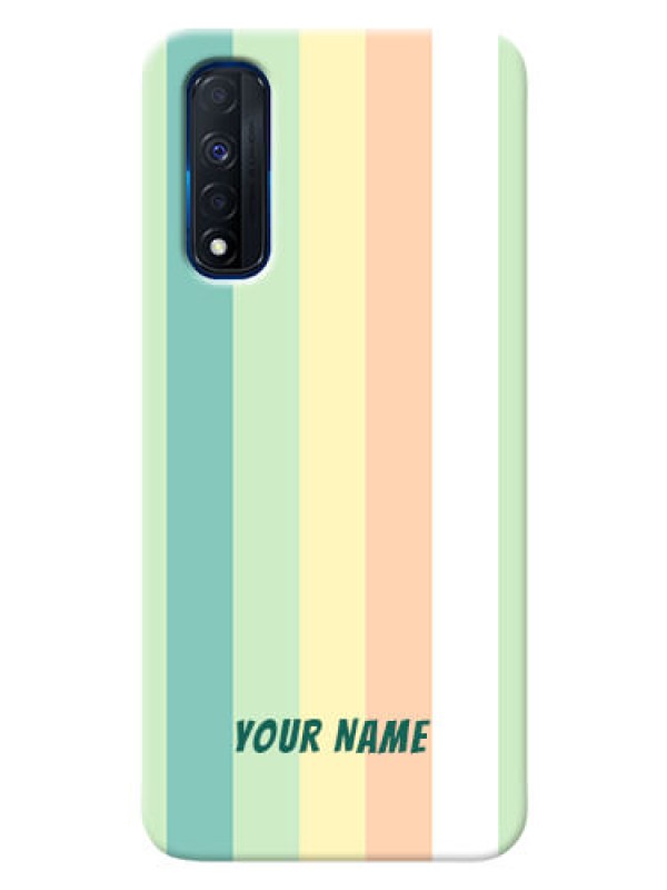 Custom Realme Narzo 30 4G Back Covers: Multi-colour Stripes Design