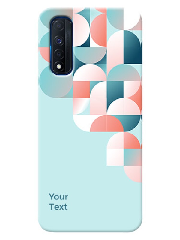 Custom Realme Narzo 30 4G Back Covers: Stylish Semi-circle Pattern Design