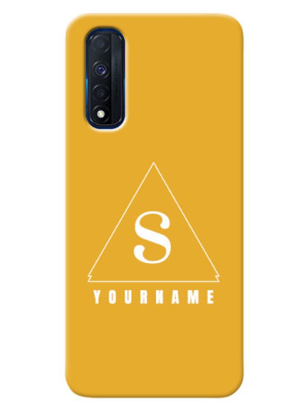 Custom Realme Narzo 30 4G Custom Mobile Case with simple triangle Design