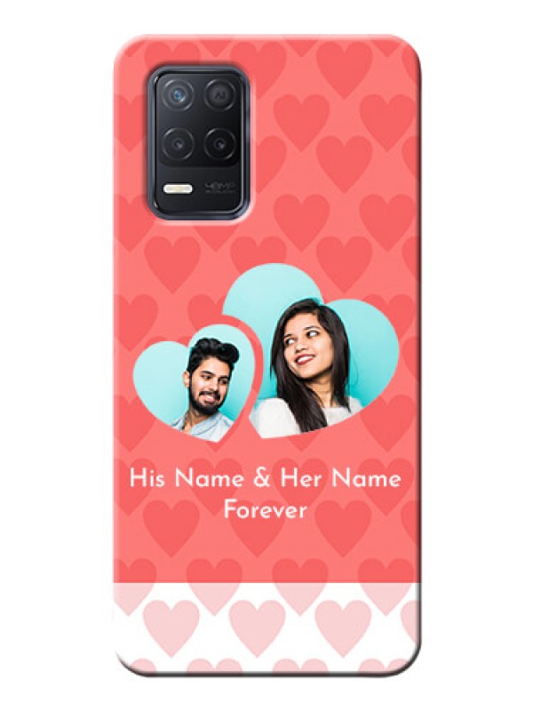 Custom Narzo 30 5G personalized phone covers: Couple Pic Upload Design