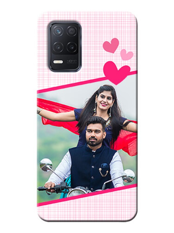 Custom Narzo 30 5G Personalised Phone Cases: Love Shape Heart Design