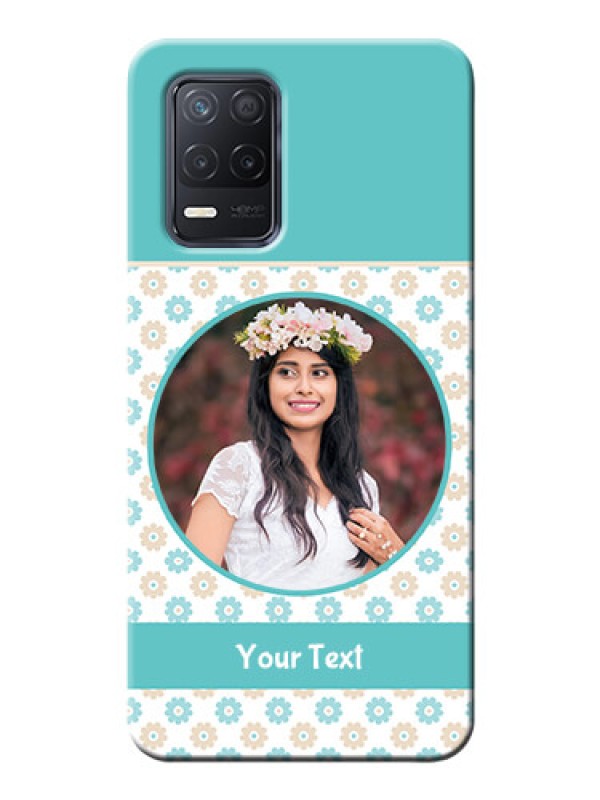 Custom Narzo 30 5G Custom Mobile Back Covers: Beautiful Flowers Design