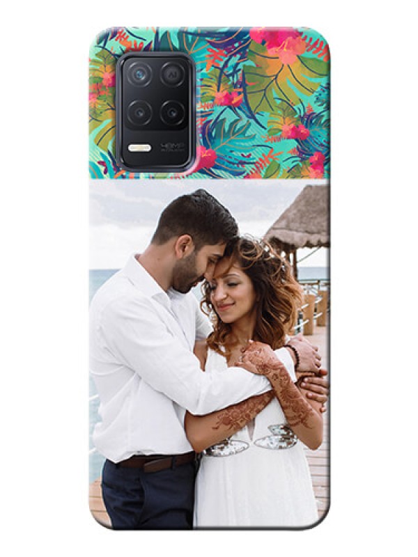 Custom Narzo 30 5G Personalized Phone Cases: Watercolor Floral Design