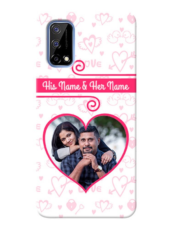 Custom Narzo 30 Pro 5G Personalized Phone Cases: Heart Shape Love Design