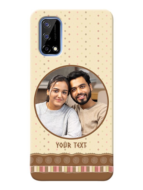 Custom Narzo 30 Pro 5G Mobile Cases: Brown Dotted Mobile Case Design