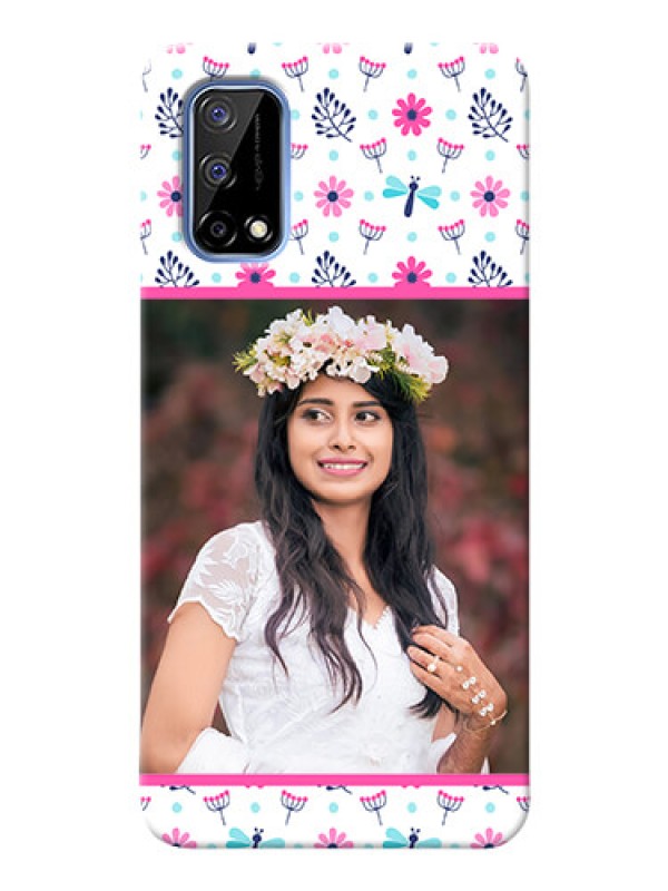 Custom Narzo 30 Pro 5G Mobile Covers: Colorful Flower Design