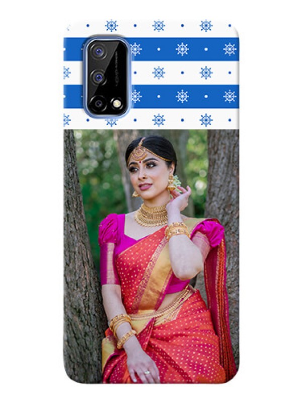 Custom Narzo 30 Pro 5G custom mobile covers: Snow Pattern Design