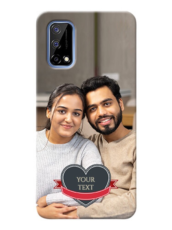 Custom Narzo 30 Pro 5G mobile back covers online: Just Married Couple Design