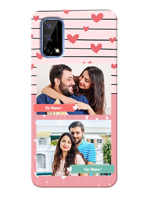 Custom Narzo 30 Pro 5G custom mobile covers: Photo with Heart Design