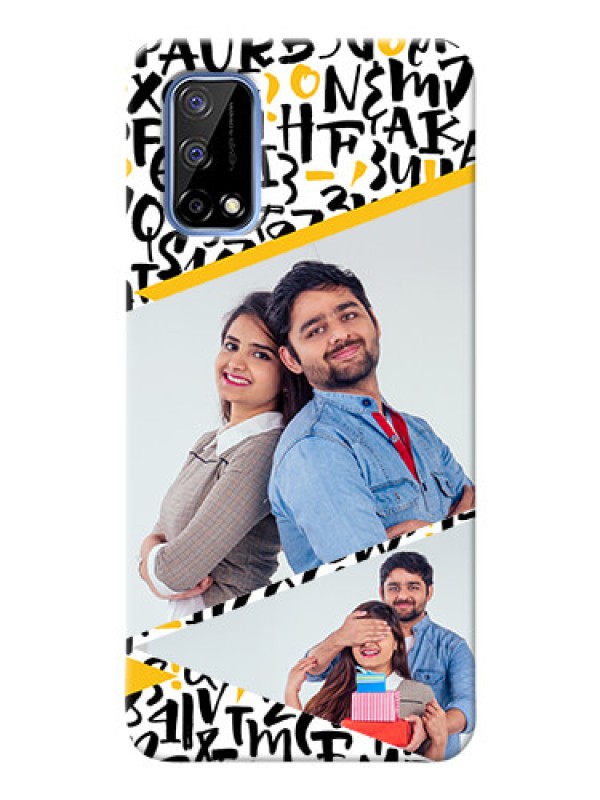 Custom Narzo 30 Pro 5G Phone Back Covers: Letters Pattern Design