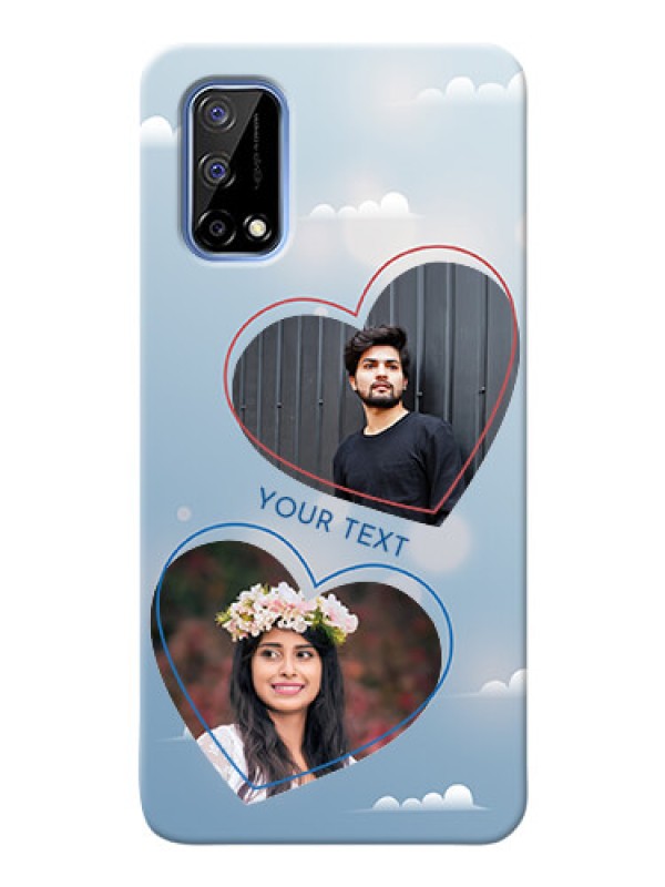 Custom Narzo 30 Pro 5G Phone Cases: Blue Color Couple Design 