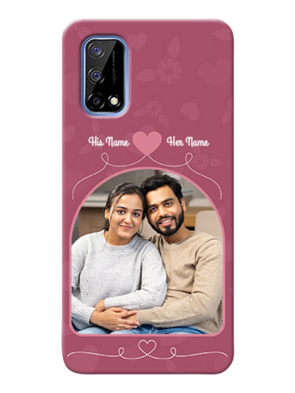 Custom Narzo 30 Pro 5G mobile phone covers: Love Floral Design
