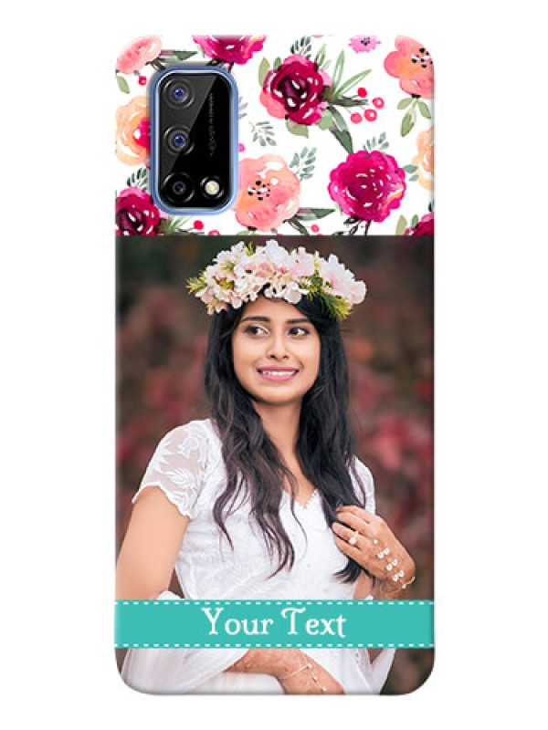 Custom Narzo 30 Pro 5G Personalized Mobile Cases: Watercolor Floral Design