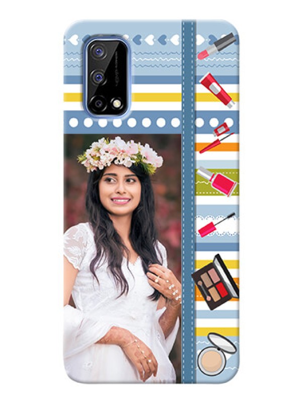Custom Narzo 30 Pro 5G Personalized Mobile Cases: Makeup Icons Design