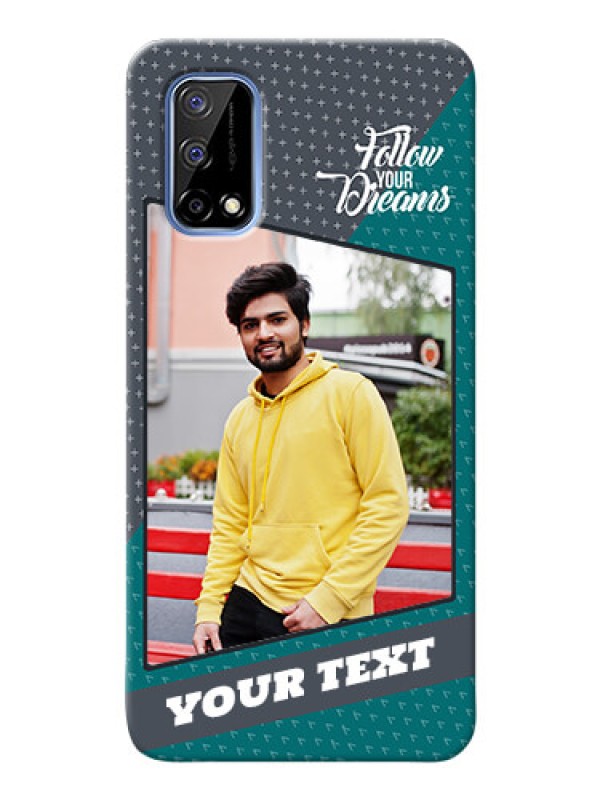Custom Narzo 30 Pro 5G Back Covers: Background Pattern Design with Quote