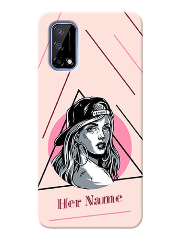Custom Realme Narzo 30 Pro 5G Custom Phone Cases: Rockstar Girl Design