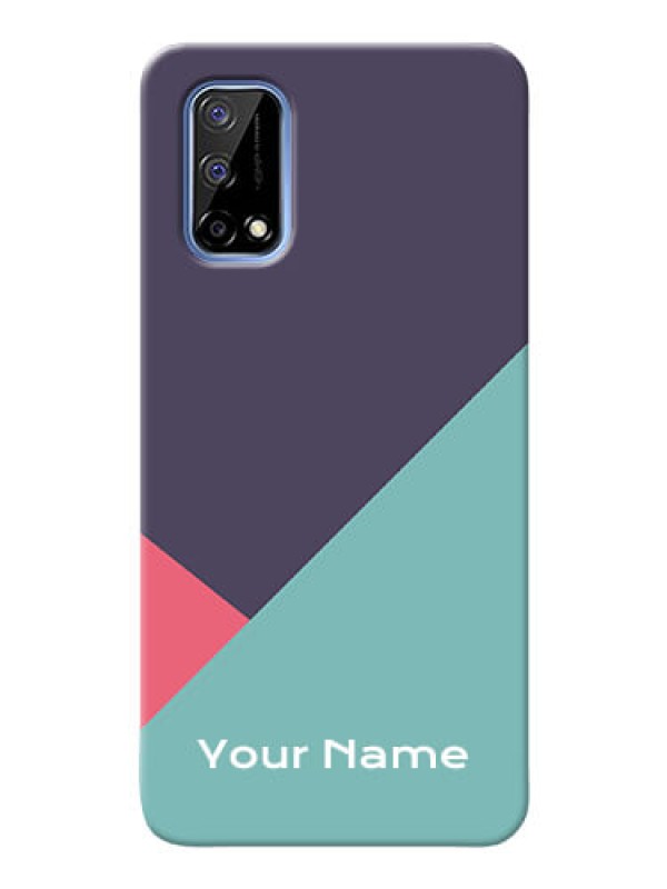 Custom Realme Narzo 30 Pro 5G Custom Phone Cases: Tri Color abstract Design