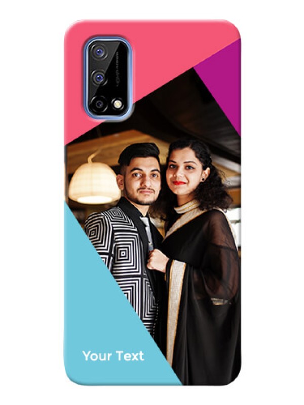 Custom Realme Narzo 30 Pro 5G Custom Phone Cases: Stacked Triple colour Design