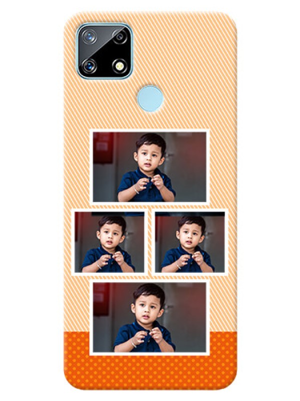 Custom Narzo 30A Mobile Back Covers: Bulk Photos Upload Design