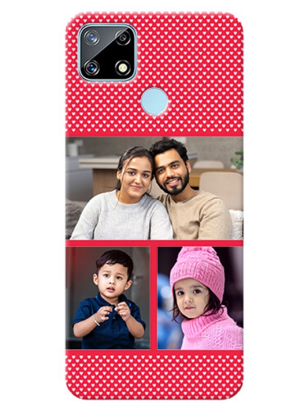 Custom Narzo 30A mobile back covers online: Bulk Pic Upload Design