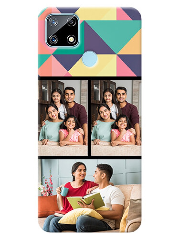 Custom Narzo 30A personalised phone covers: Bulk Pic Upload Design