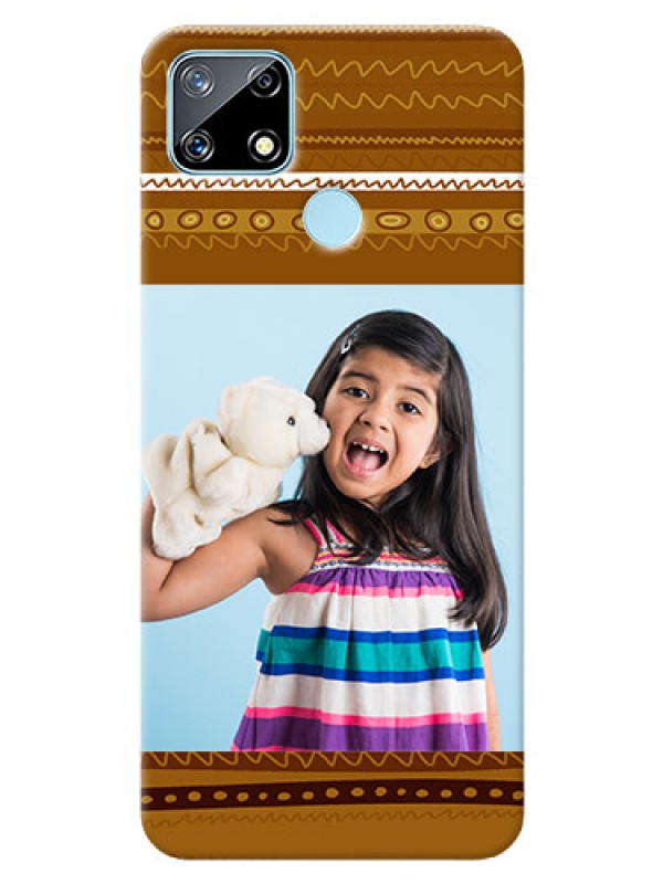Custom Narzo 30A Mobile Covers: Friends Picture Upload Design 