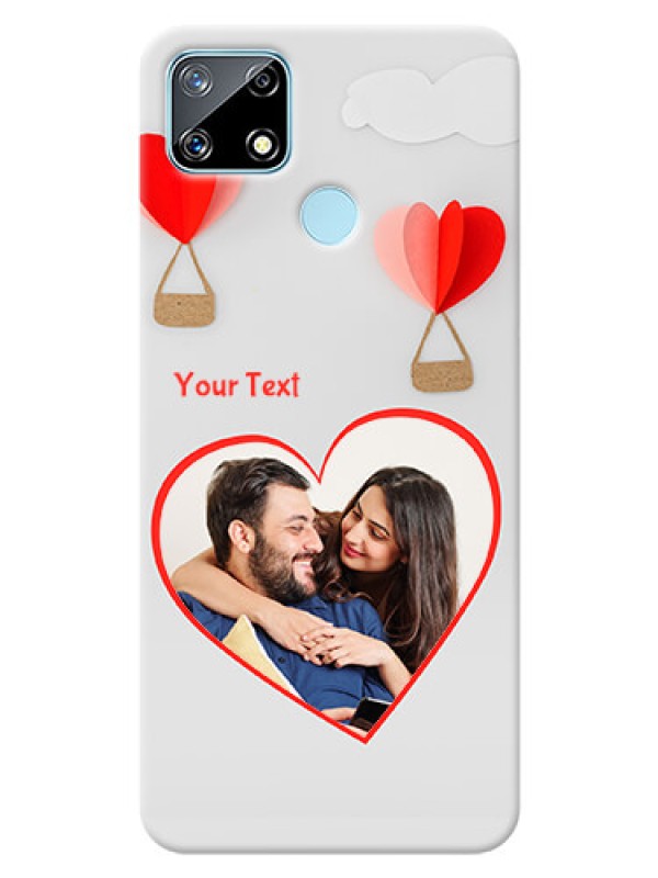 Custom Narzo 30A Phone Covers: Parachute Love Design