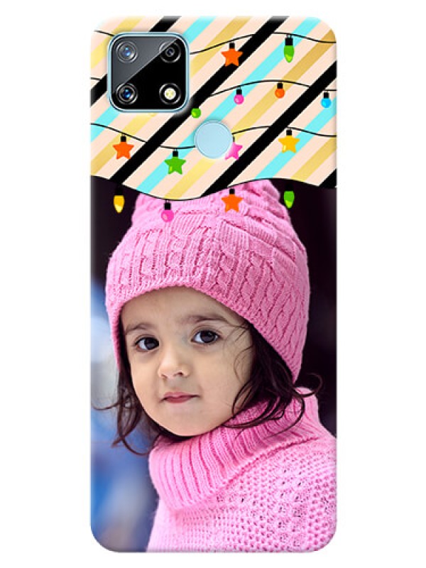 Custom Narzo 30A Personalized Mobile Covers: Lights Hanging Design