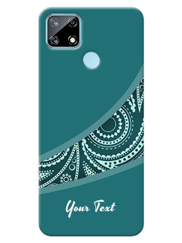 Custom Realme Narzo 30A Custom Phone Covers: semi visible floral Design