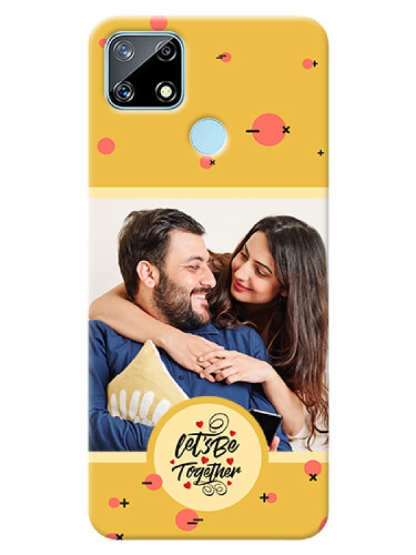 Custom Realme Narzo 30A Back Covers: Lets be Together Design