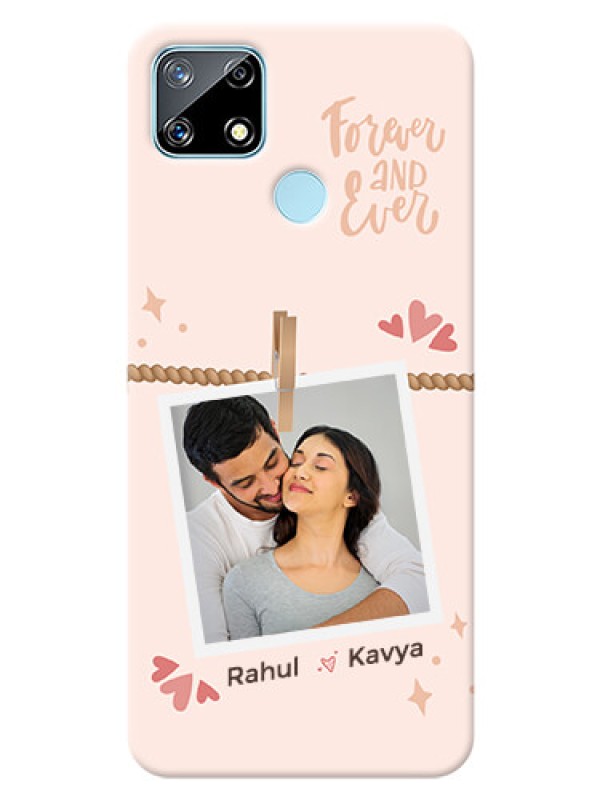 Custom Realme Narzo 30A Phone Back Covers: Forever and ever love Design