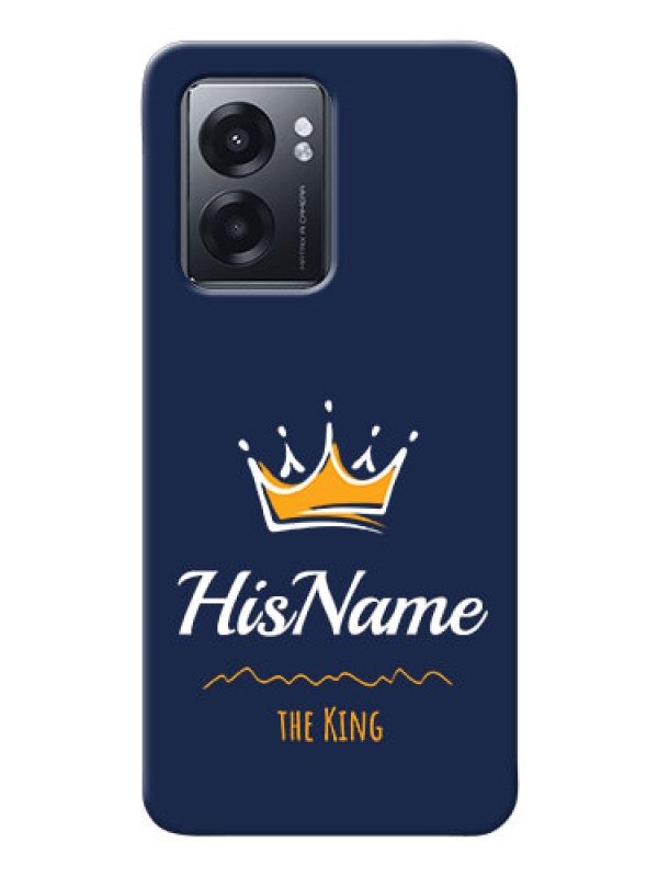 Custom Narzo 50 5G King Phone Case with Name
