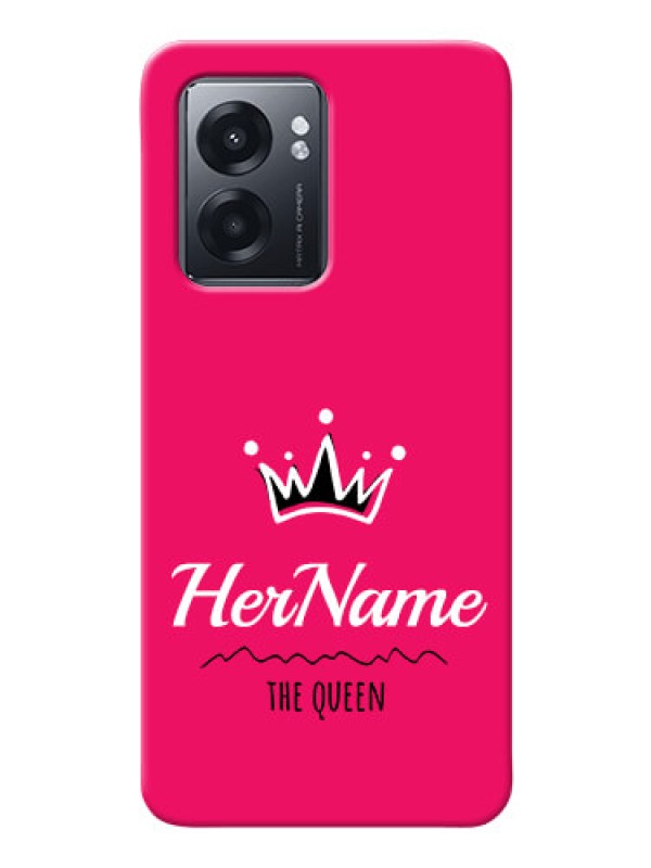 Custom Narzo 50 5G Queen Phone Case with Name