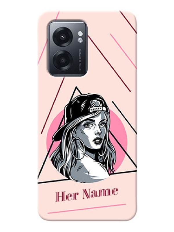 Custom Realme Narzo 50 5G Custom Phone Cases: Rockstar Girl Design