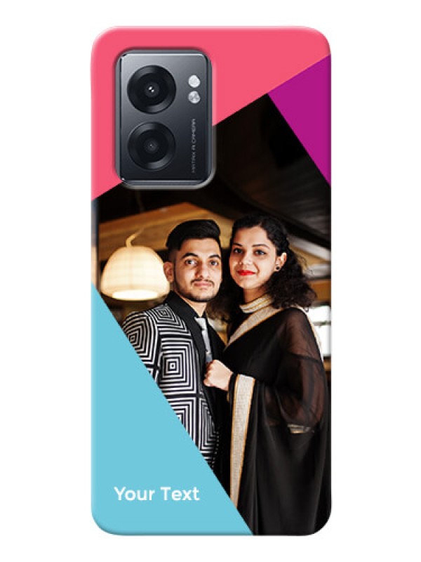 Custom Realme Narzo 50 5G Custom Phone Cases: Stacked Triple colour Design