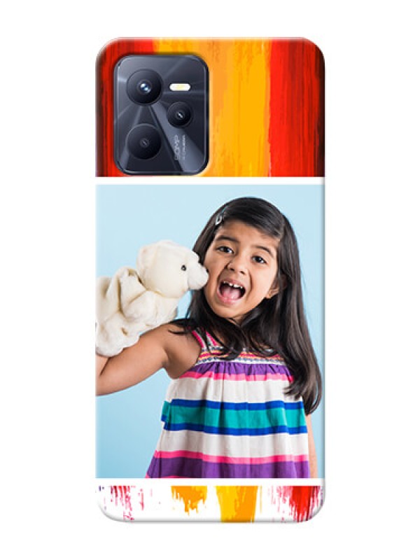 Custom Narzo 50A Prime custom phone covers: Multi Color Design