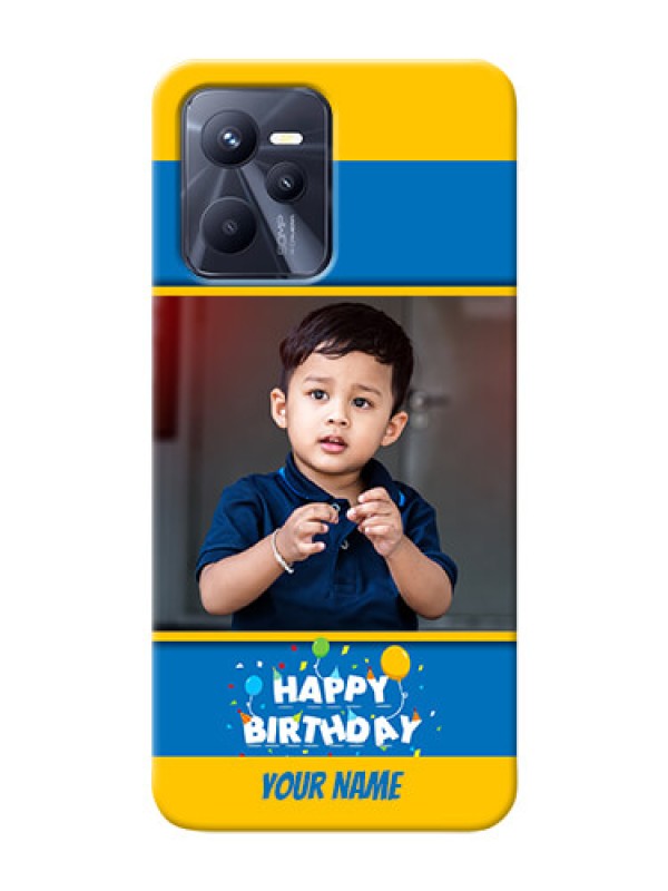Custom Narzo 50A Prime Mobile Back Covers Online: Birthday Wishes Design