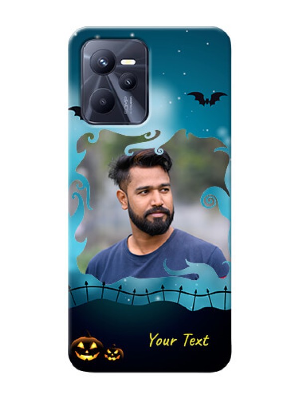 Custom Narzo 50A Prime Personalised Phone Cases: Halloween frame design