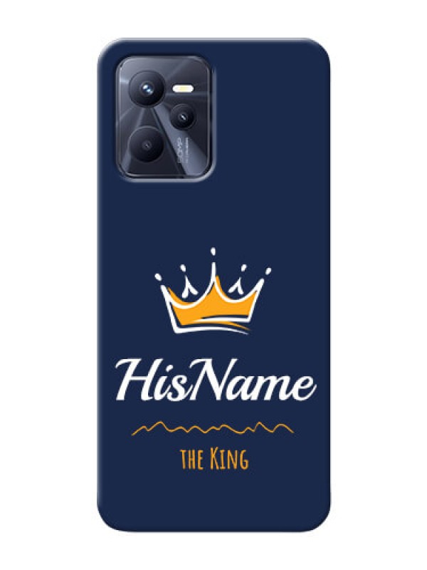 Custom Narzo 50A Prime King Phone Case with Name