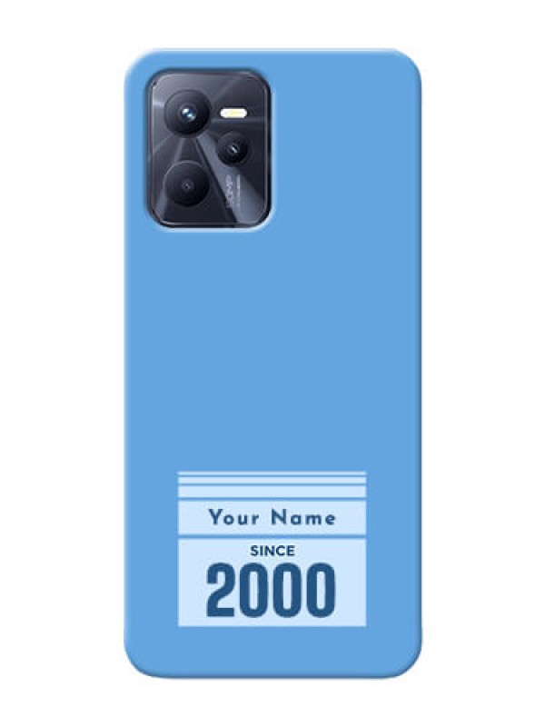 Custom Realme Narzo 50A Prime Mobile Back Covers: Custom Year of birth Design