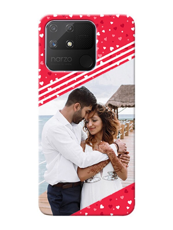 Custom Realme Narzo 50A Custom Mobile Covers: Valentines Gift Design