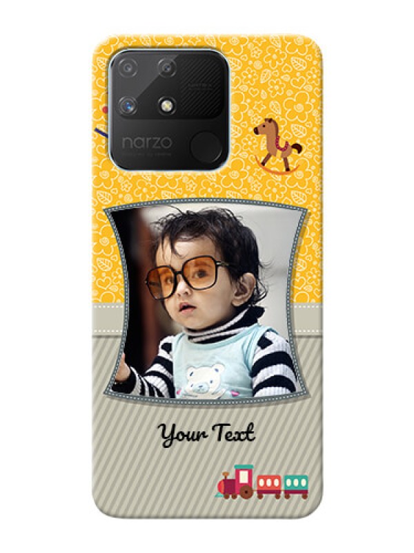 Custom Realme Narzo 50A Mobile Cases Online: Baby Picture Upload Design