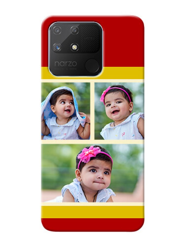 Custom Realme Narzo 50A mobile phone cases: Multiple Pic Upload Design
