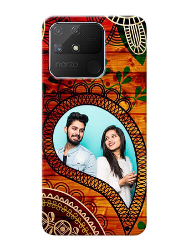 Custom Realme Narzo 50A custom mobile cases: Abstract Colorful Design