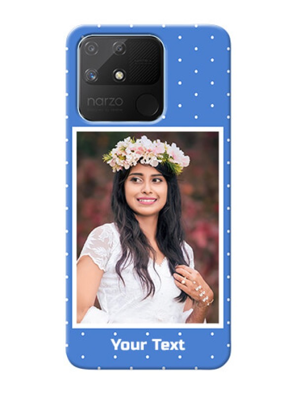 Custom Realme Narzo 50A Personalised Phone Cases: polka dots design