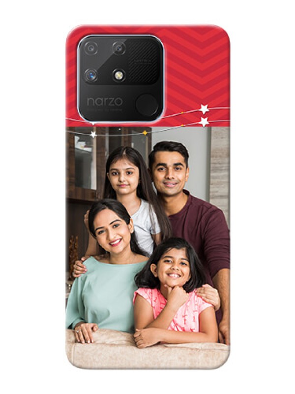 Custom Realme Narzo 50A customized phone cases: Happy Family Design