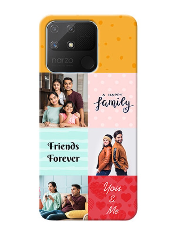Custom Realme Narzo 50A Customized Phone Cases: Images with Quotes Design