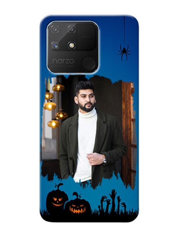 Custom Realme Narzo 50A mobile cases online with pro Halloween Design
